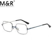 Modne četvrtaste naočale protiv plavog svjetla Žene Muškarci Ripple uzorak Prozirni okvir naočala za računalo Naočale otporne na zračenje