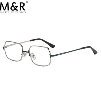 Модни квадратни анти-сини светли очила Жени Мъжки вълнообразен модел Прозрачна рамка за компютърни очила Радиационна устойчивост Очила