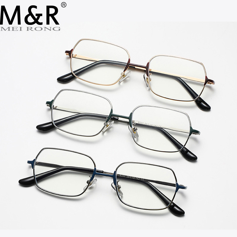 Modne četvrtaste naočale protiv plavog svjetla Žene Muškarci Ripple uzorak Prozirni okvir naočala za računalo Naočale otporne na zračenje