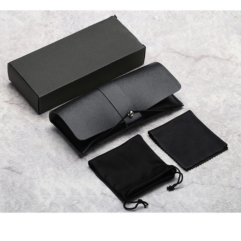 Husă unisex pentru ochelari din piele moale Cutie portabilă pentru ochelari de soare Ochelari de vedere Accesorii din pânză Ochelari personalizați Set de geanți de protecție Vânzare cu ridicata