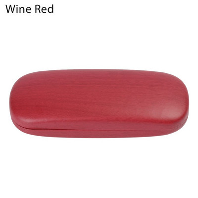 Moda s baršunastom podstavom Kutija za naočale za čitanje Hard Shell Wood Grain Kutija za naočale Kutija za kratkovidne naočale Štitnik za naočale