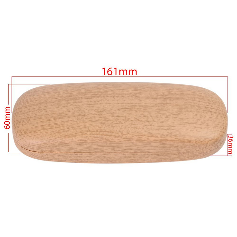 Moda s baršunastom podstavom Kutija za naočale za čitanje Hard Shell Wood Grain Kutija za naočale Kutija za kratkovidne naočale Štitnik za naočale