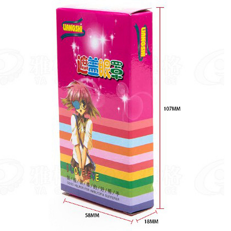 6tk/karp Laste amblüoopiaplaaster Lastele Astigmatism Strabismus Lazy Eye Silmaplaaster Nägemist korrigeerivad lauvärvid