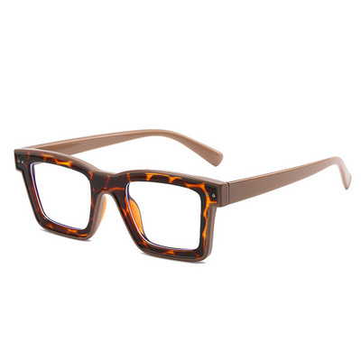 XIU Drop Ship Square Anti Blue Blocking Мъже Жени Очила Модна марка Дизайн Очила за четене на компютър