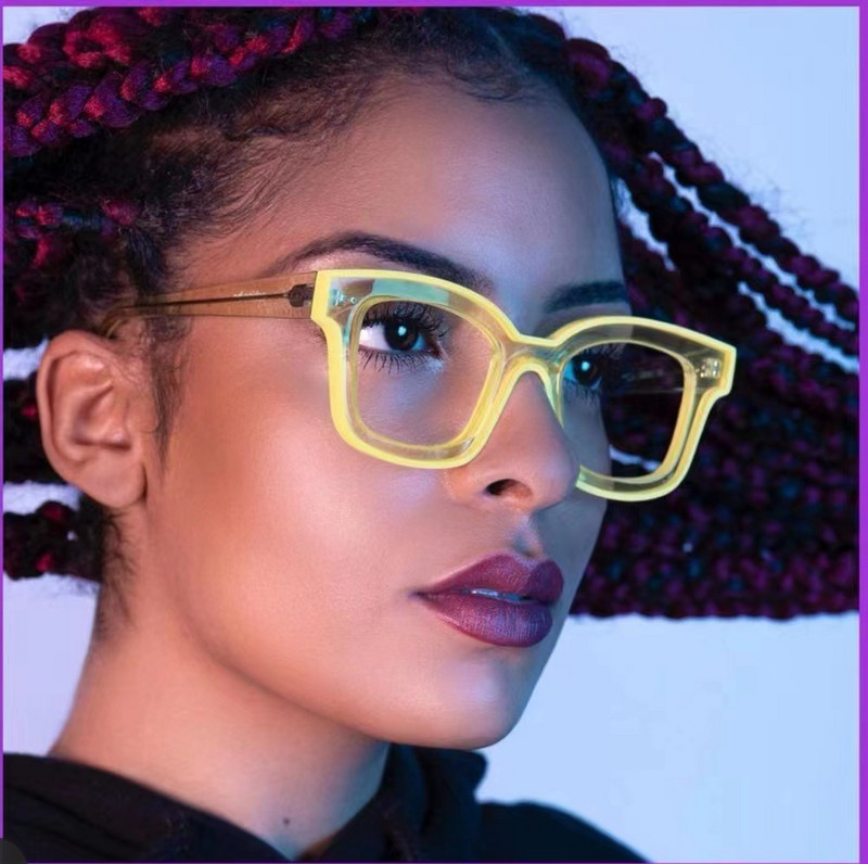 XIU Drop Ship Square Anti Blue Blocking Мъже Жени Очила Модна марка Дизайн Очила за четене на компютър