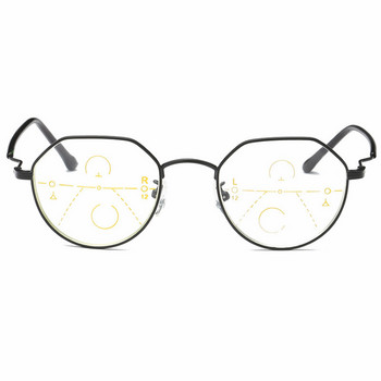 Модни прогресивни мултифокални очила за четене Мъжки Smart Zoom Очила за стари хора Дамски анти-сини очила за пресбиопия