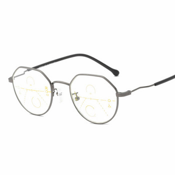 Модни прогресивни мултифокални очила за четене Мъжки Smart Zoom Очила за стари хора Дамски анти-сини очила за пресбиопия