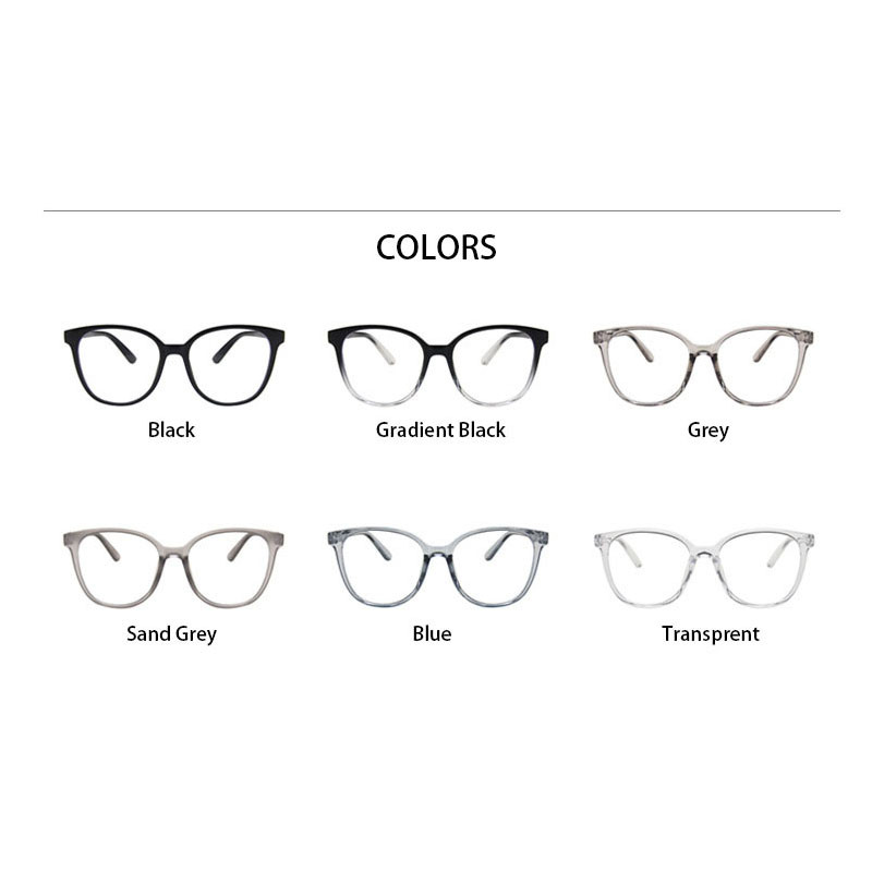 Okvir za naočale protiv plavih zraka Žene Muškarci Prozirne računalne naočale Okrugle naočale za blokiranje naočala Naočale za optičke naočale
