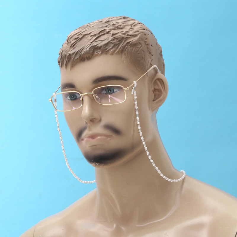 Κοστούμια Old Lady Cosplay Γυαλιά γιαγιάς Ντύστε γυαλιά οράσεως με 2 γυαλιά με χάντρες Αλυσίδες γυαλιών ηλίου για το Halloween Party