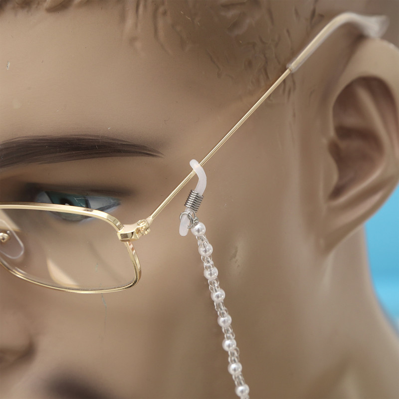 Κοστούμια Old Lady Cosplay Γυαλιά γιαγιάς Ντύστε γυαλιά οράσεως με 2 γυαλιά με χάντρες Αλυσίδες γυαλιών ηλίου για το Halloween Party