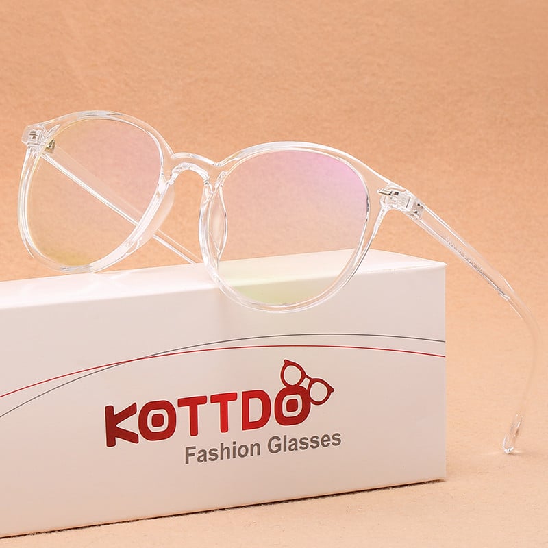 Nove modne ženske naočale za 2022. Retro optičko računalo Muške naočale Trend Univerzalni prozirni okrugli okvir za naočale