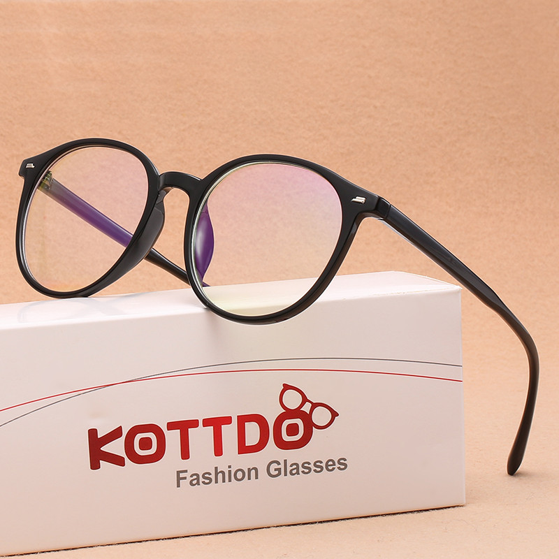 Nove modne ženske naočale za 2022. Retro optičko računalo Muške naočale Trend Univerzalni prozirni okrugli okvir za naočale