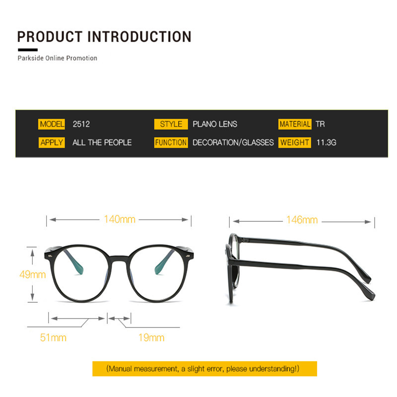 Nove modne ženske naočale za 2022. Retro optičko računalo Muške naočale Trend Univerzalni prozirni okrugli okvir za naočale