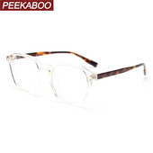 Peekaboo ženske modne naočale muške optičke TR90 prozirne leće muški kvadratni okvir naočala prozirni korejski stil ženski acetat