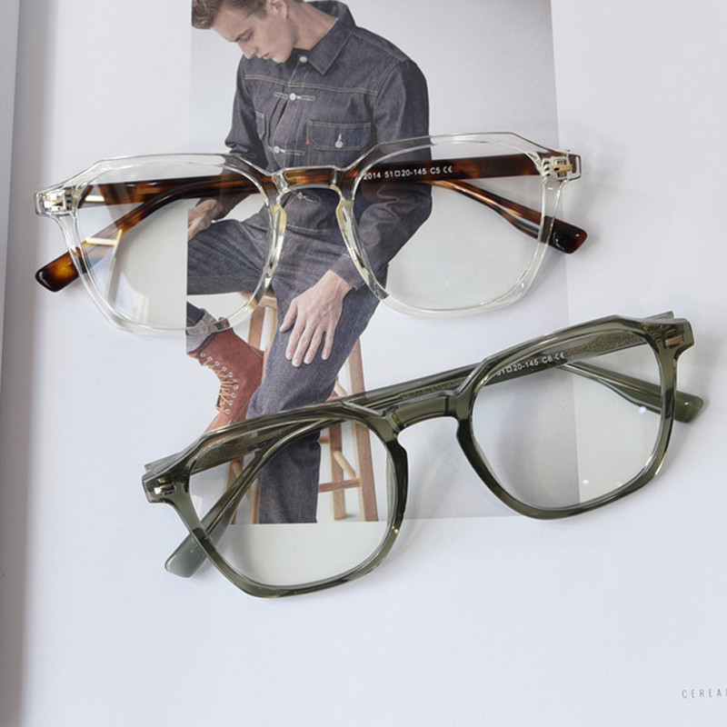 Peekaboo ženske modne naočale muške optičke TR90 prozirne leće muški kvadratni okvir naočala prozirni korejski stil ženski acetat
