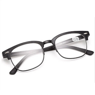 Naočale s poluokvirom za čitanje s dalekovidnošću Muškarci Žene Ultralake naočale protiv umora TR90 Prijenosne naočale s ocjenom +1,0 do +4,0