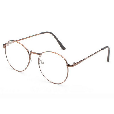 DOKLY Vintage ümmargused prillid meeste naiste prillid metallist musta raamiga prillid vintage naiste optika prillid läbipaistva objektiiviga prillid