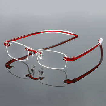 Νέα γυαλιά ανάγνωσης χωρίς πλαίσιο για άντρες Γυναικεία Unisex Fashion Cutting γυαλιά οράσεως Hyperopia Diopter +1,0 έως 3,0 Γυαλιά Presbyopia