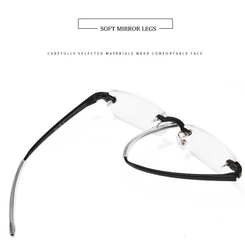 Nove naočale za čitanje bez okvira za muškarce, žene, uniseks modne naočale za dalekovidnost, dioptrija +1,0 do 3,0, naočale za dalekovidnost