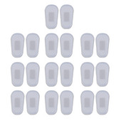 10 perechi de tampoane pentru nas pentru ochelari, silicon moale, pernă de aer, ochelari de schimb, tampoane anti-alunecare, kit de tampoane pentru punte pentru nas.