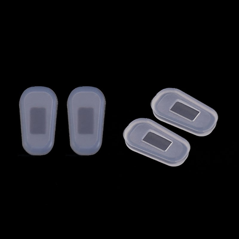 10 perechi de tampoane pentru nas pentru ochelari, silicon moale, pernă de aer, ochelari de schimb, tampoane anti-alunecare, kit de tampoane pentru punte pentru nas.