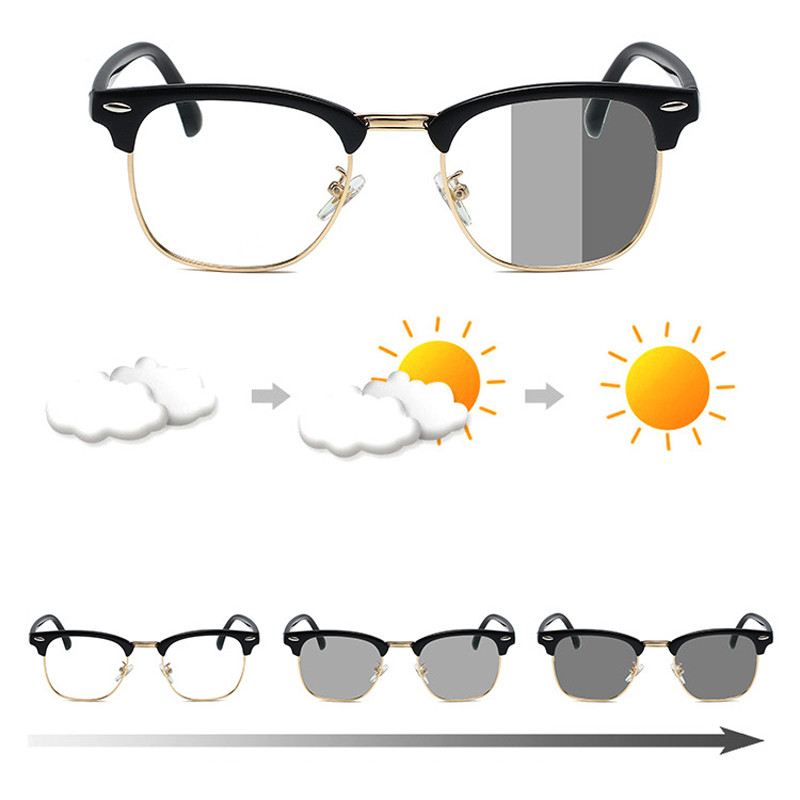 2022. Klasični prozirni okvir polubez okvira Plave svjetlosne blokin naočale Muške četvrtaste Anti Blue Ray naočale Računalo Žene Gaming