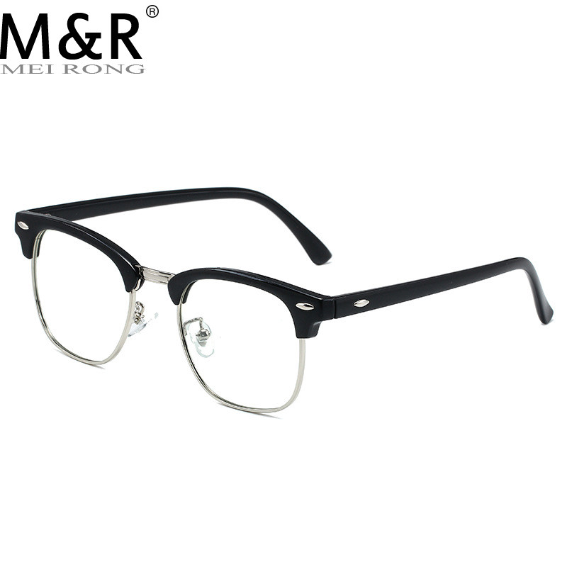 2022. Klasični prozirni okvir polubez okvira Plave svjetlosne blokin naočale Muške četvrtaste Anti Blue Ray naočale Računalo Žene Gaming