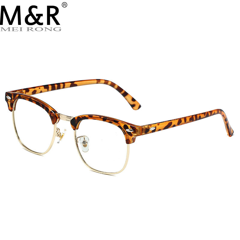 2022. Klasični prozirni okvir polubez okvira Plave svjetlosne blokin naočale Muške četvrtaste Anti Blue Ray naočale Računalo Žene Gaming