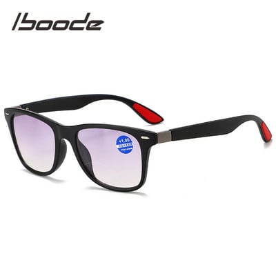 iboode Bifocal Reading Γυαλιά ηλίου Γυναικεία Ανδρικά Γυαλιά Πρεσβυωπίας Κλασικά τετράγωνα γυαλιά ηλίου με διόπτρες +1,5 2,0 2,5 3,0 3,5