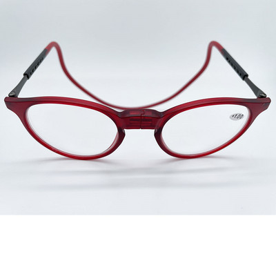 Удобни меки TR магнитни абсорбиращи висящи очила за четене на врата за мъже и жени