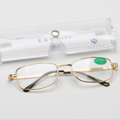 Naočale za čitanje od prirodnog kristala Rich King protiv ogrebotina za muškarce, žene, staklene leće protiv umora, naočale za dalekovidnost