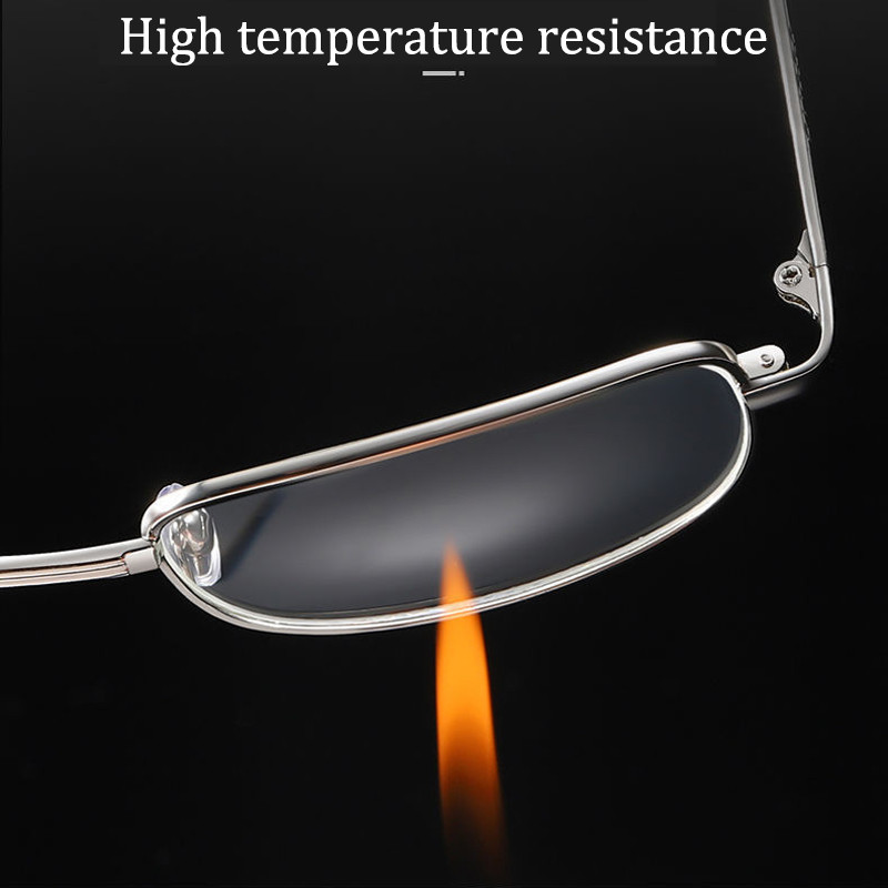 Naočale za čitanje od prirodnog kristala Rich King protiv ogrebotina za muškarce, žene, staklene leće protiv umora, naočale za dalekovidnost