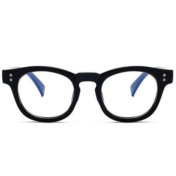 Модни анти-сини очила Унисекс оптични очила Ретро оризови нокти Очила Опростени очила с кръгла рамка