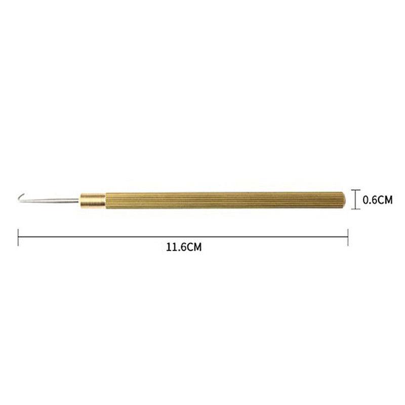 2 vnt akinių nailono vielos kabliukas pusės ratlankio rėmo taisymo įrankiui Auksinis kabliukas