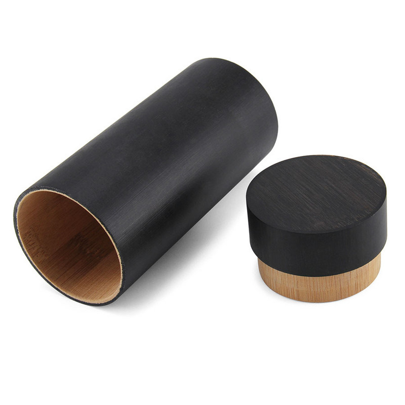 Kutija za sunčane naočale od prirodnog drveta bambusa Cilindrična torbica za sunčane naočale Unisex ručno rađena bambusova drvena kutija za sunčane naočale Cilindrična kutija za sunčane naočale Veleprodaja