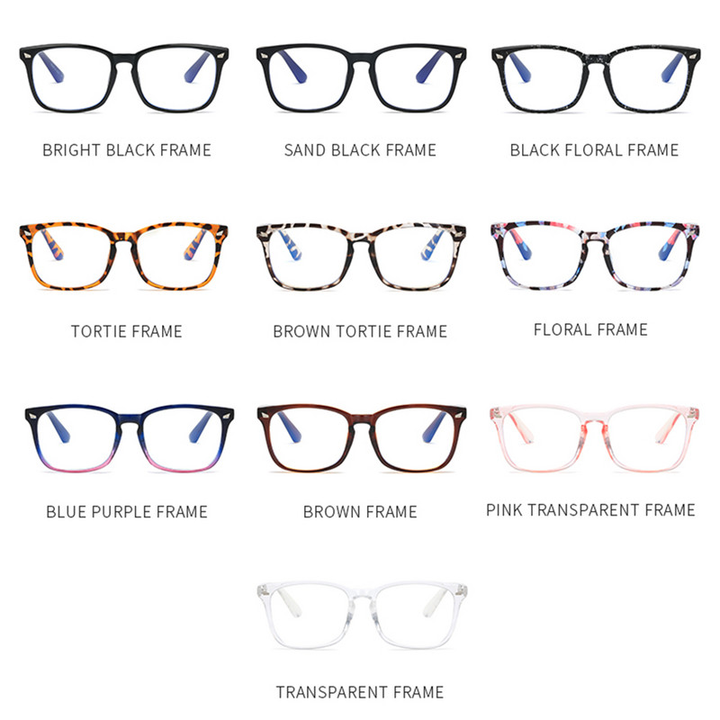 LongKeeper okvir za naočale protiv plave svjetlosti Žene Muškarci Četvrtasti vintage okviri za naočale Računalni optički okviri za naočale