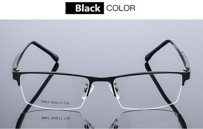 Prevelike muške ženske naočale s pravokutnim poluokvirom Metalni okvir dioptrijskih naočala za optičke leće Kratkovidnost Presbiopija