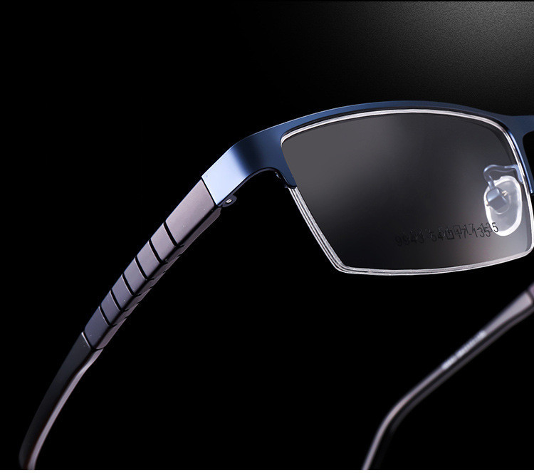 Prevelike muške ženske naočale s pravokutnim poluokvirom Metalni okvir dioptrijskih naočala za optičke leće Kratkovidnost Presbiopija