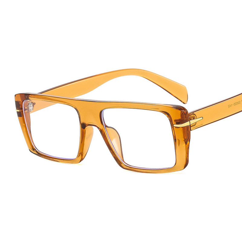 Četvrtasti muški okviri za naočale Optički luksuzni brend Retro TR90 Anti-blu-ray računalne naočale Modne prozirne sunčane naočale s drvetom