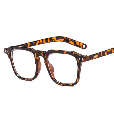 iboode Žene Muškarci Preveliki četvrtasti okviri za naočale Korejski modni okviri Retro prozirne naočale PC optičke naočale za muškarce