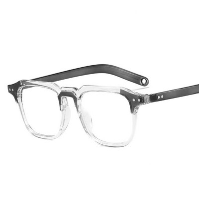 iboode Žene Muškarci Preveliki četvrtasti okviri za naočale Korejski modni okviri Retro prozirne naočale PC optičke naočale za muškarce