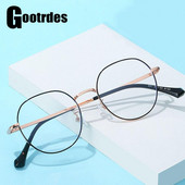 Ochelari de înaltă definiție anti-lumină albastră pentru femei bărbați, cadru metalic, protecția ochilor, ochelari optici, ochelari de protecție pentru computer, birou