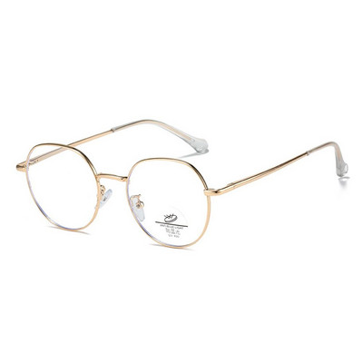 Ochelari de înaltă definiție anti-lumină albastră pentru femei bărbați, cadru metalic, protecția ochilor, ochelari optici, ochelari de protecție pentru computer, birou