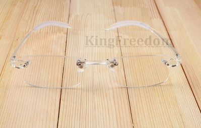 TR90 Гъвкави рамки за очила без рамки Мъжки оптични прозрачни очила Дамски очила Rx Able