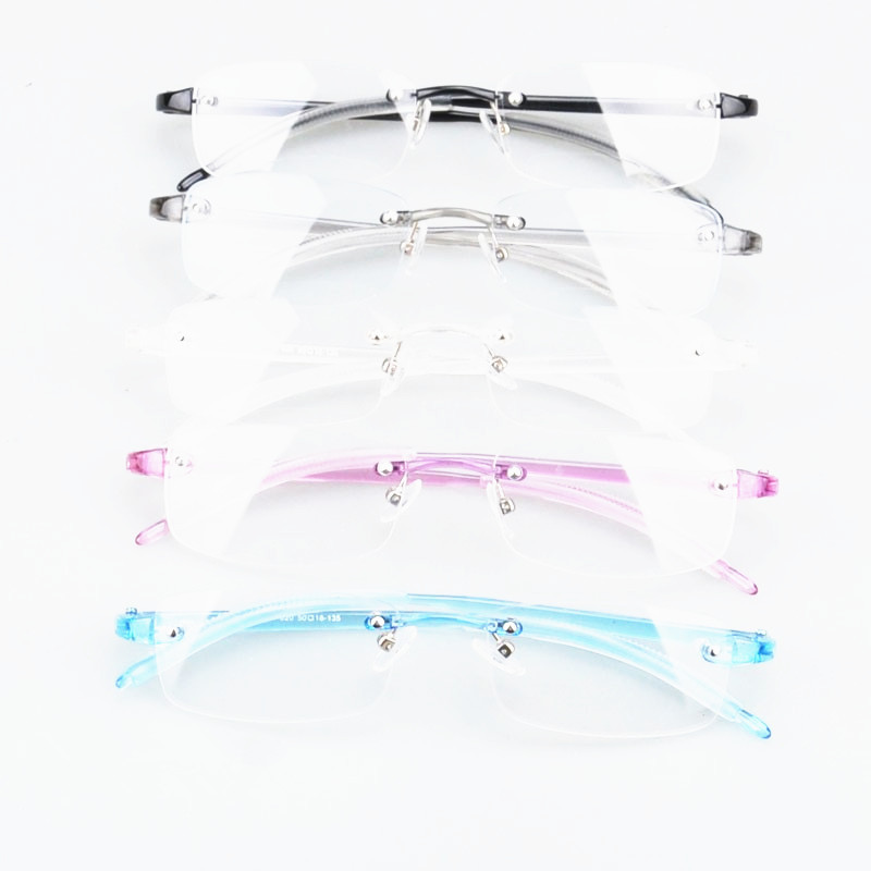 TR90 Гъвкави рамки за очила без рамки Мъжки оптични прозрачни очила Дамски очила Rx Able