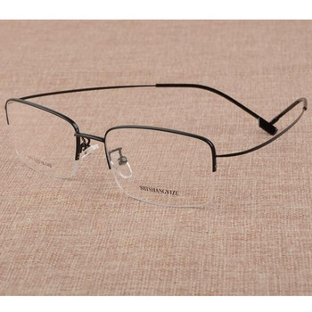 2018 Νέα μνήμη κράματος τιτανίου, επώνυμα γυαλιά σκελετός Γυαλιά οράσεως ανδρικά γυναικεία γυαλιά μισού σκελετού εξαιρετικά ελαφριά γυαλιά γυαλιά Gafas Oculos B2