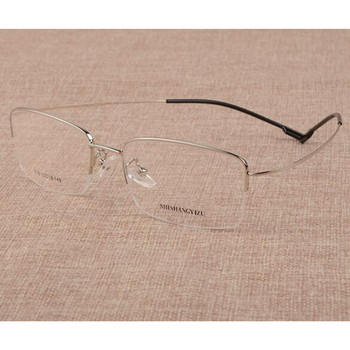 2018 New Memory Titanium Alloy Brand Glasses Frame Очила за мъже, жени Half Frame Ultralight очила, очила Gafas Oculos B2
