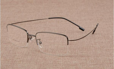 2018 New Memory Titanium Alloy Brand Glasses Frame Очила за мъже, жени Half Frame Ultralight очила, очила Gafas Oculos B2