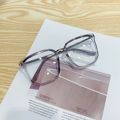 UVLAIK Blue Light Ženski okviri za naočale Prevelike računalne naočale Vintage muške naočale Prozirni kvadratni okviri naočala