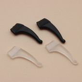 20 párov vysoko kvalitných silikónových protišmykových držiakov na okuliare, doplnky, bielo-čierne, háčiky na uši, športové zátky na okuliare